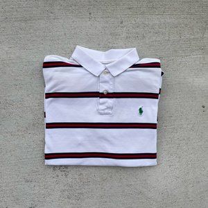 Polo Ralph Lauren Polo For Men  Size: M Color: White and Red